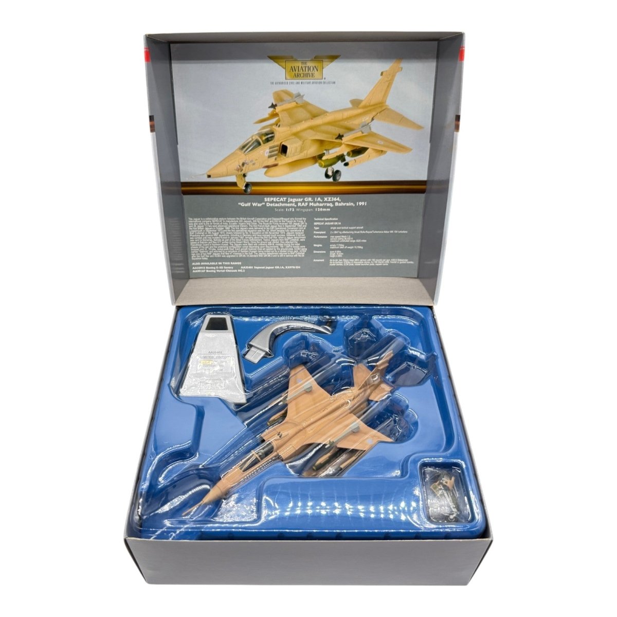Corgi AA35402 1:72 SEPECAT Jaguar GR.Mk 1 RAF No.54 Sqn XZ364 Sandman Muharraq Gulf War 1991 - Corgi