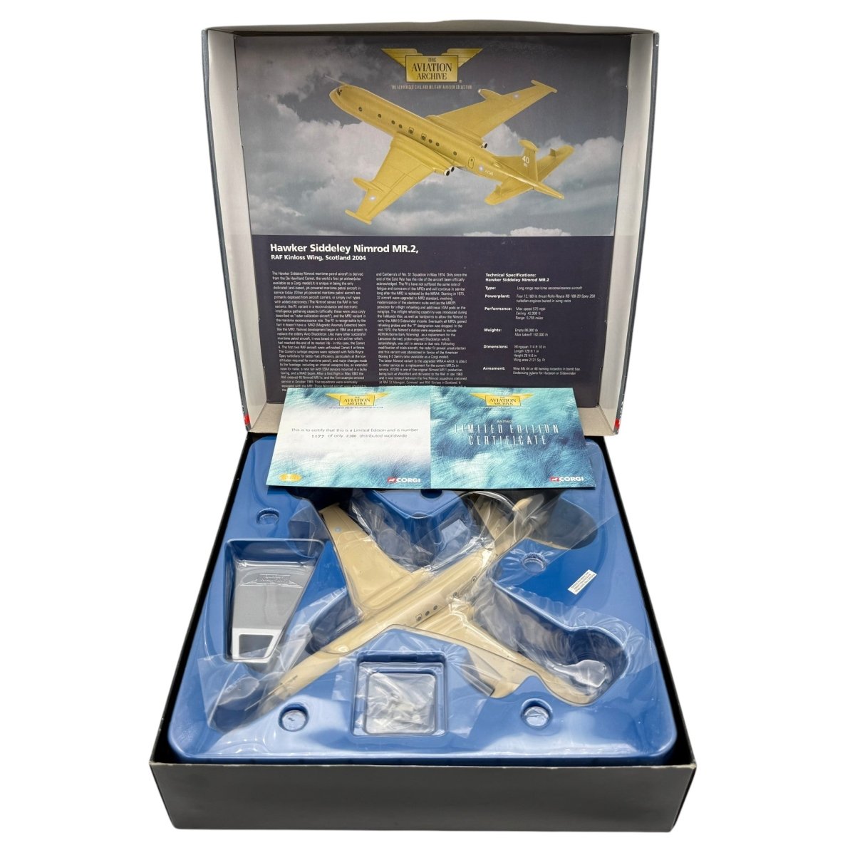 Corgi AA35601 1:144 BAe Nimrod MR.2 XV240 No. 201 Sqn RAF Kinloss Scotland 2004 - Corgi