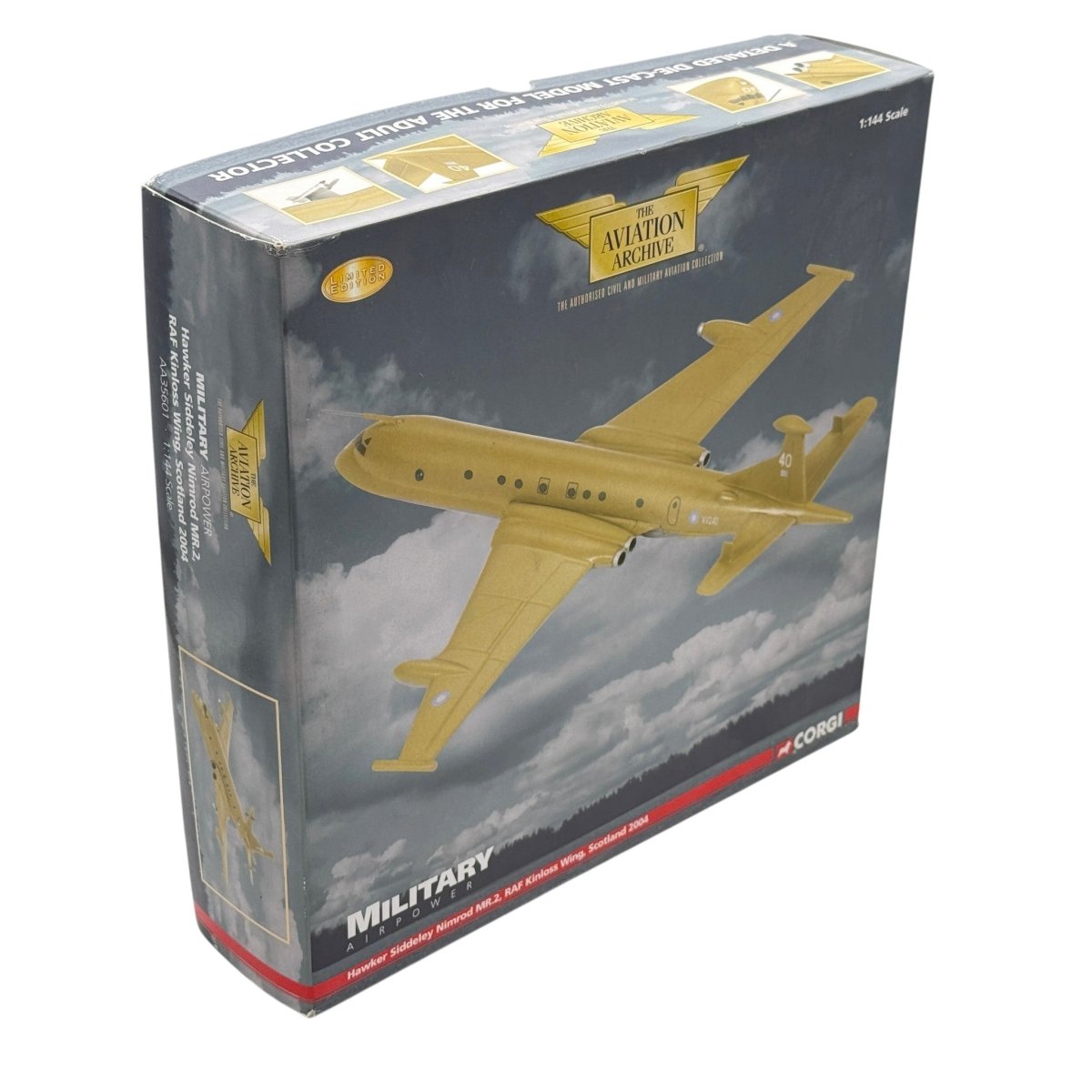 Corgi AA35601 1:144 BAe Nimrod MR.2 XV240 No. 201 Sqn RAF Kinloss Scotland 2004 - Corgi