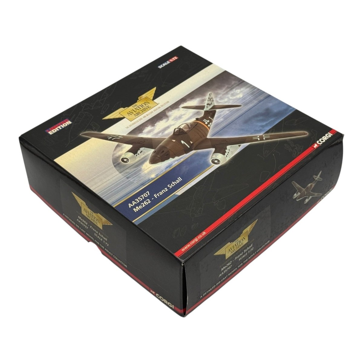 Corgi AA35707 1:72 Messerschmitt Me 262A Luftwaffe Kommando Nowotny White 1 - Corgi