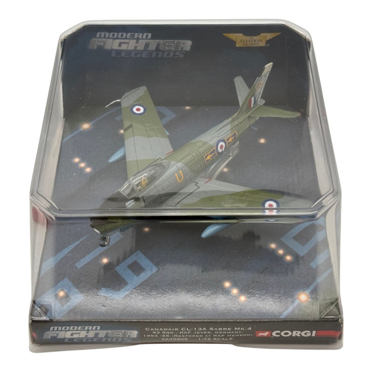 Corgi AA35805 1:72 Canadair Sabre Mk.4 XB812 RAF No.93 Sqn Jever 1954 - Corgi
