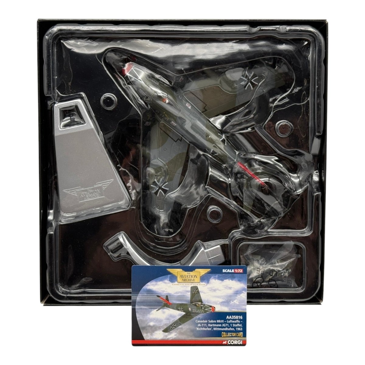 Corgi AA35816 1:72 Canadair Sabre Mk 6 Luftwaffe JG 71 Hartmann JA - 111 - Corgi