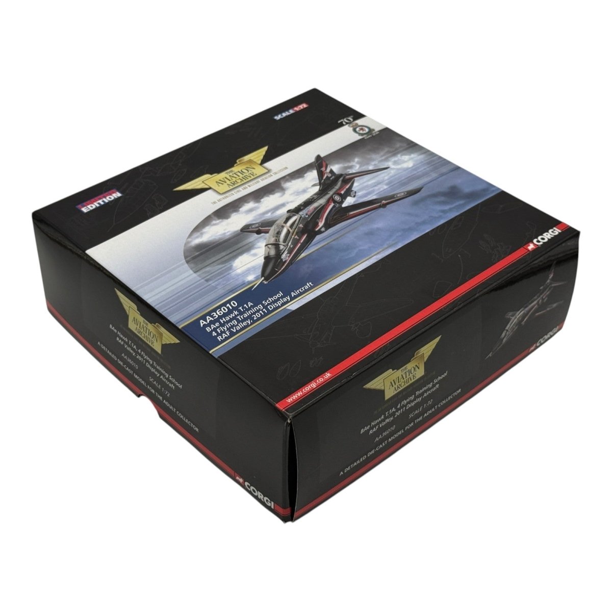 Corgi AA36010 1:72 BAe Hawk T.Mk 1 RAF No.4 FTS Jules Fleming 2011 Display - Corgi