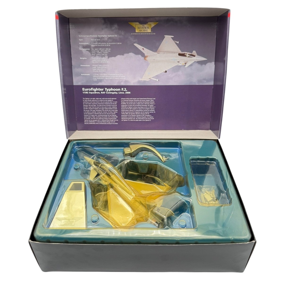 Corgi AA36401 1:72 Eurofighter Typhoon F.2 No. 17(R) Squadron RAF Coningsby 2006 - Corgi