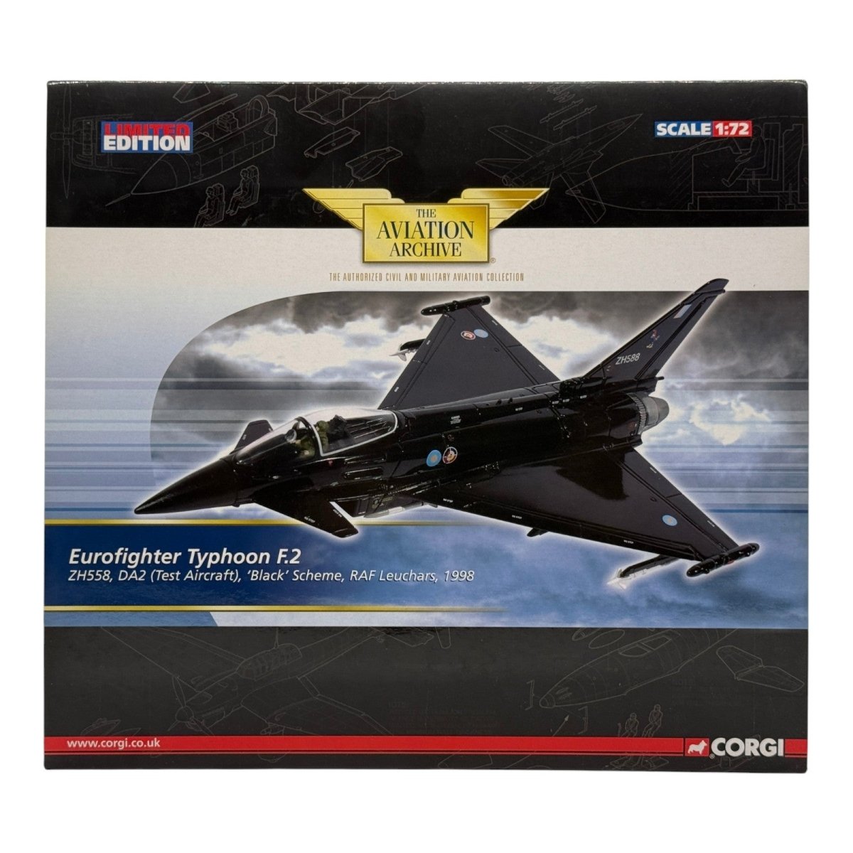 Corgi AA36403 1:72 Eurofighter Typhoon F.Mk 2 RAF No.43 Sqn DA2 1998 - Corgi