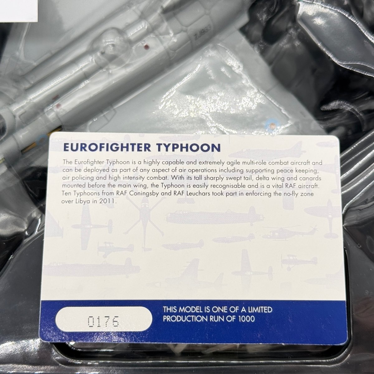 Corgi AA36406 1:72 Eurofighter Typhoon F.Mk 2 RAF No.11 Sqn Libya 2011 - Corgi
