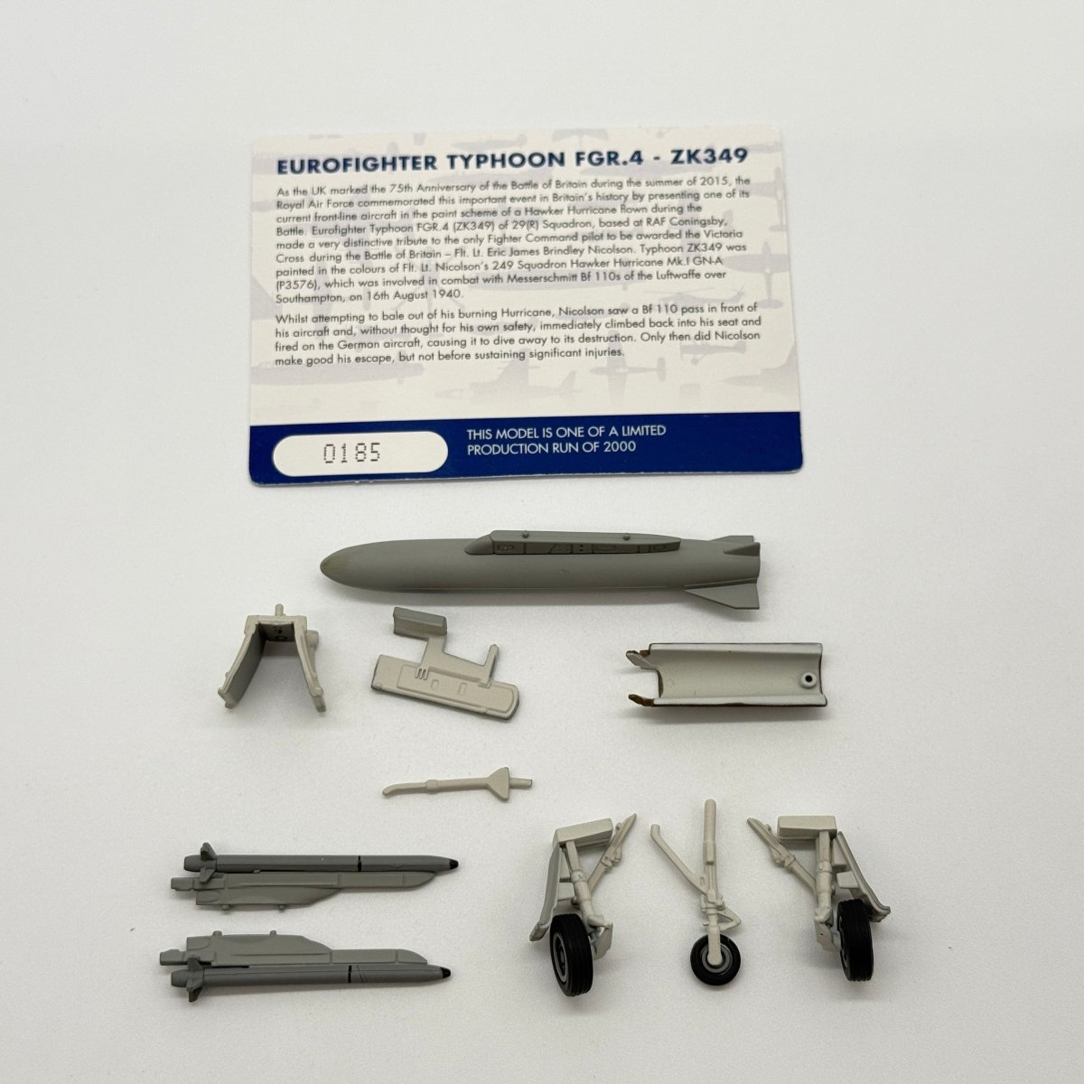 Corgi AA36407 1:72 Eurofighter Typhoon F.Mk 2 RAF No.29(R) Sqn Battle of Britain 2015 - Corgi