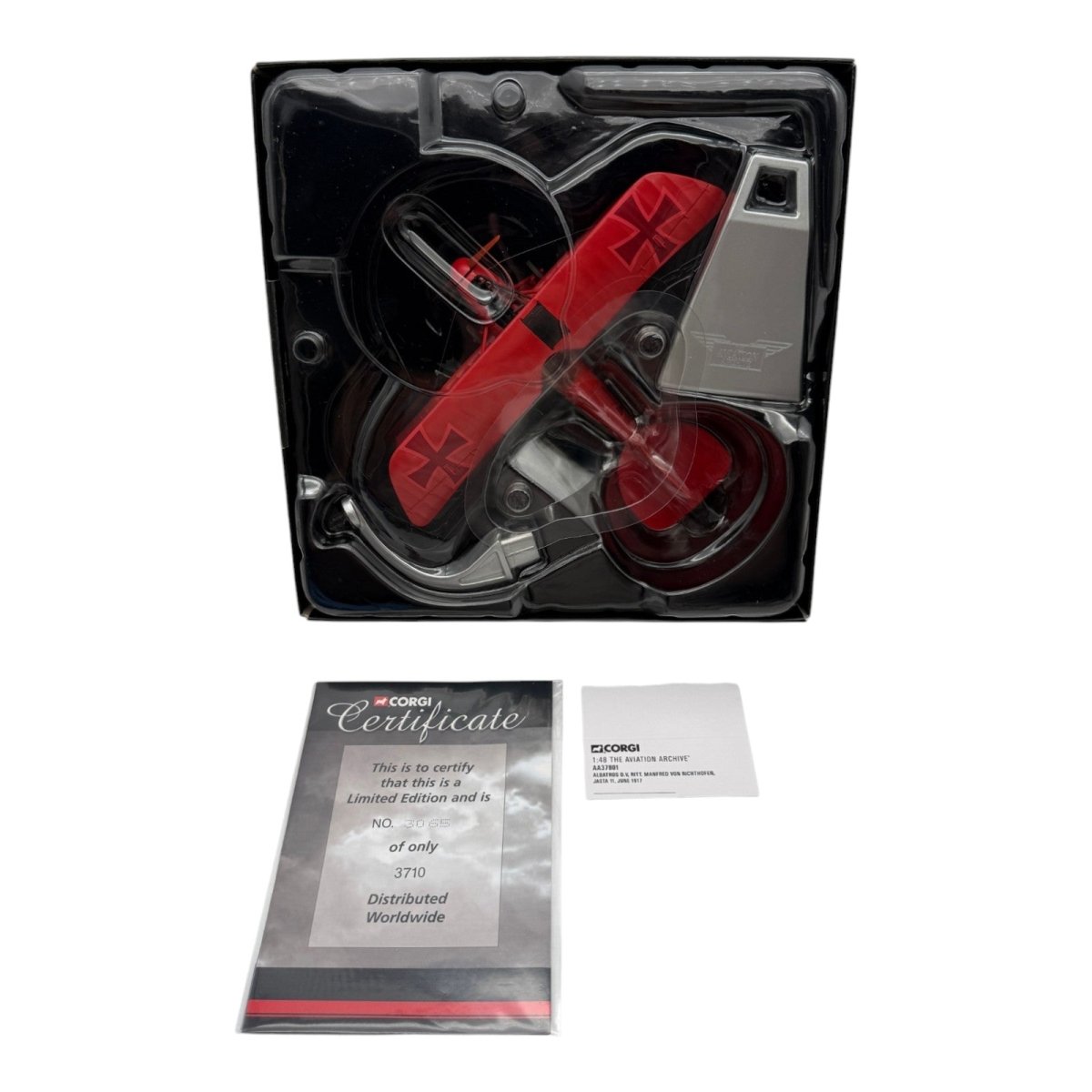 Corgi AA37801 1:48 Albatros D.V Red Baron Manfred von Richthofen Jasta 11 1917 - Corgi