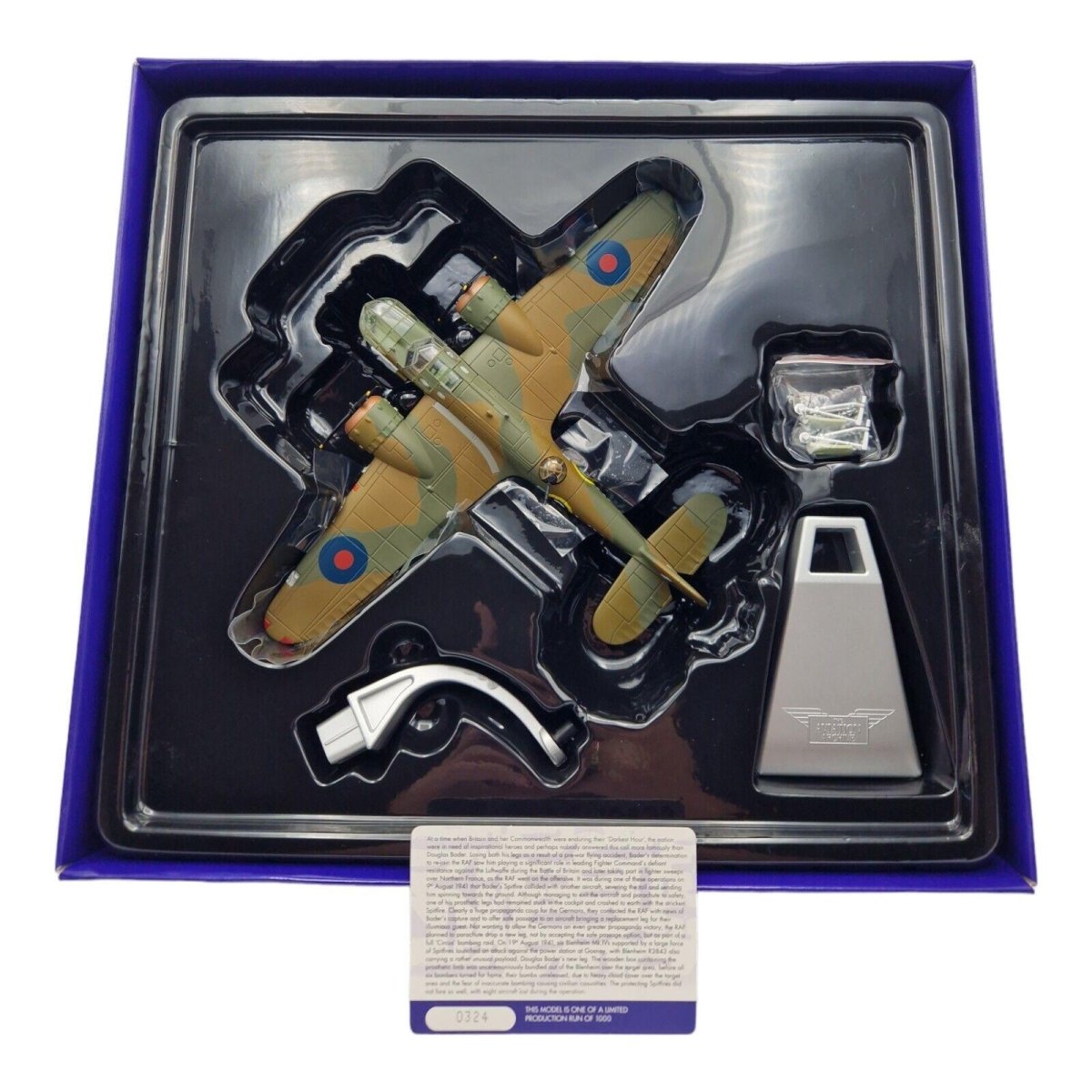 Corgi Aviation Archive 1:72 Bristol Blenheim Mk.IV R3843 F Freddie Raf 18 Sqn Op Leg 1941 AA38409 - Corgi