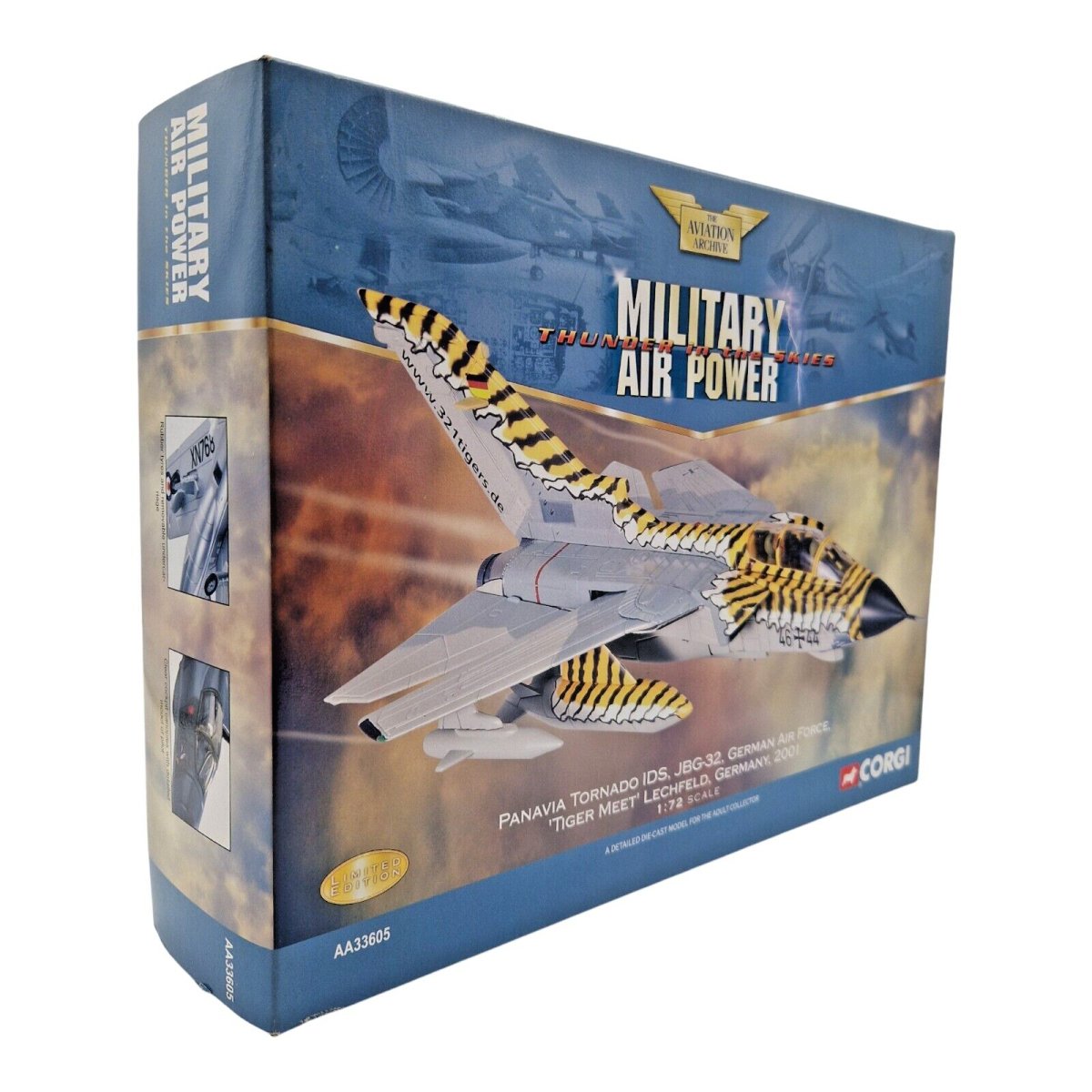 Corgi Aviation Archive 1:72 Tornado Ids Jbg - 32, German Air Force Tiger Meet 2001 AA33605 - Corgi