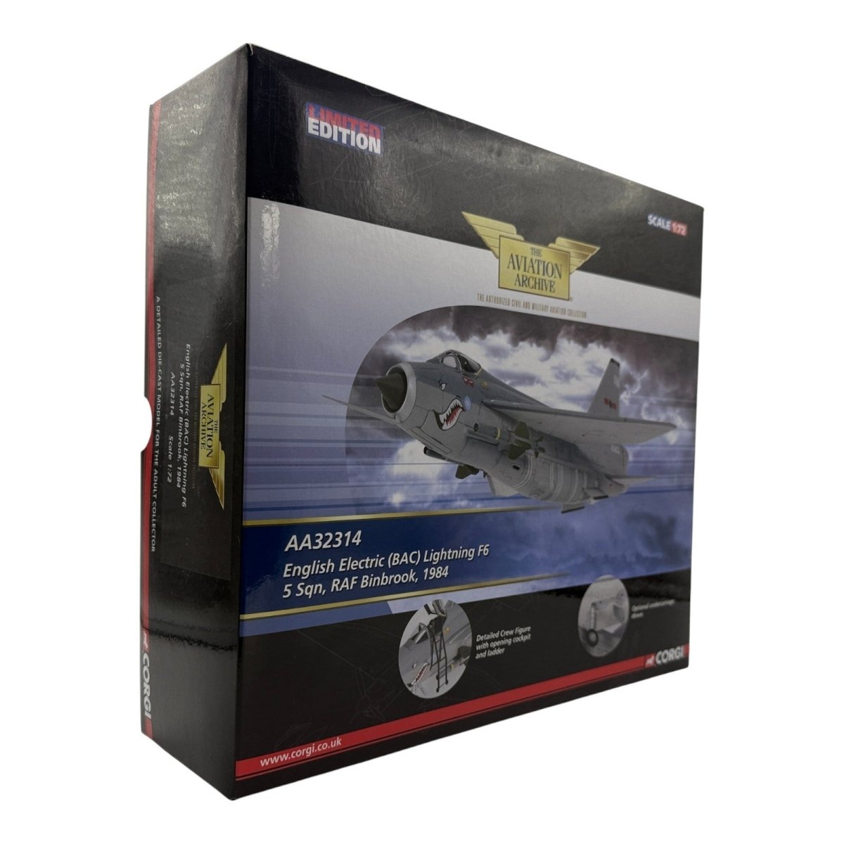 Corgi Aviation 1:72 AA32314 English Electric Lightning F6, 5 Sqn, RAF Binbrook - Corgi