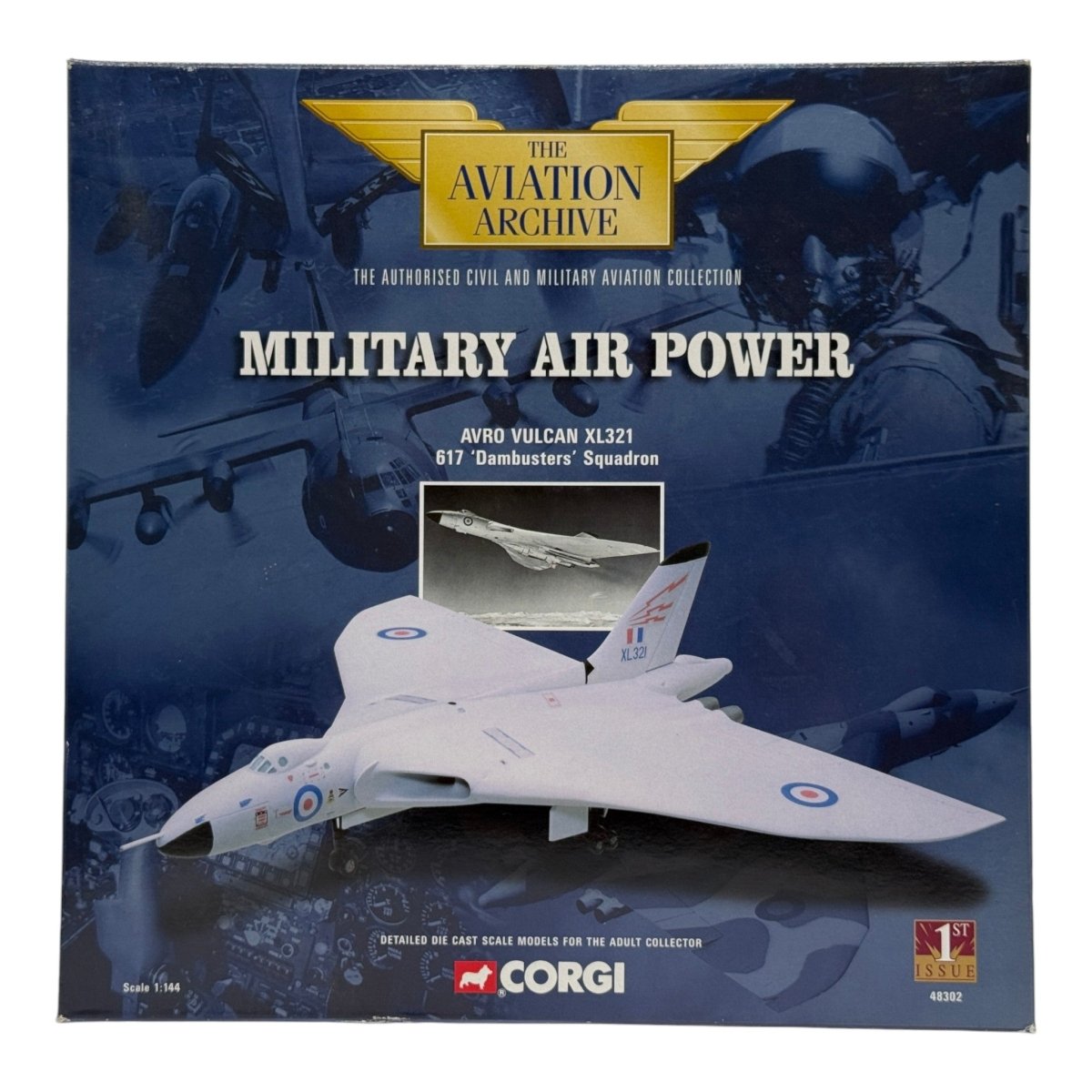 Corgi Aviation 48302 1:144 Avro Vulcan XL321 617 Dambusters - Corgi