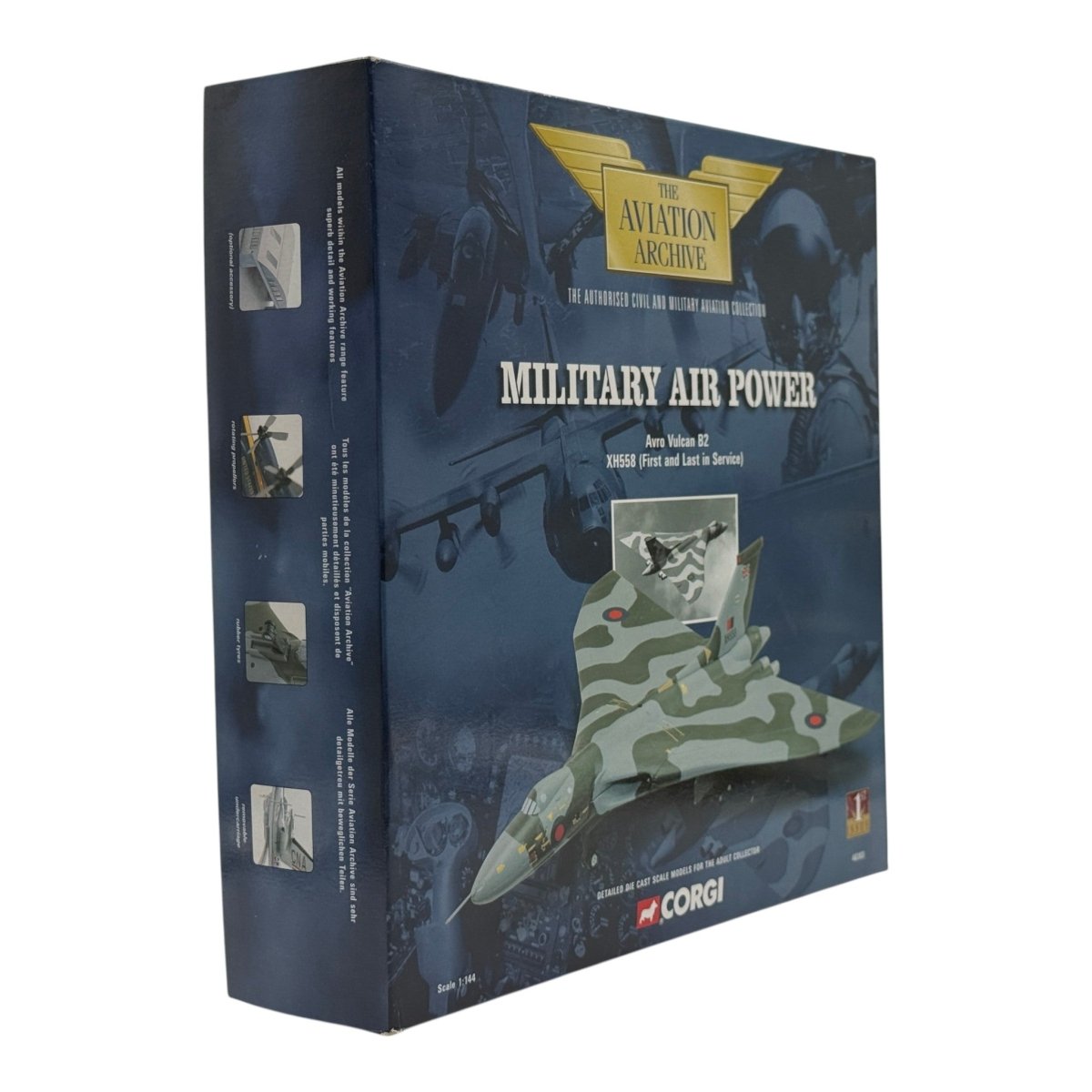 Corgi Aviation 48303 1:144 Avro Vulcan B2 XH558 First & Last In Service - Corgi