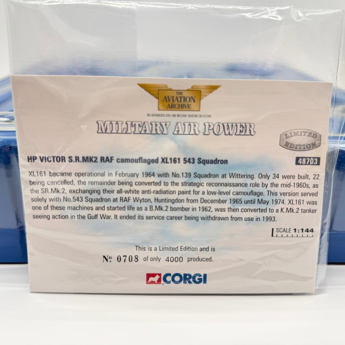 Corgi Aviation 48703 1:144 HP Victor S.R.Mk2 XL161 RAF 543 Sqn - Corgi