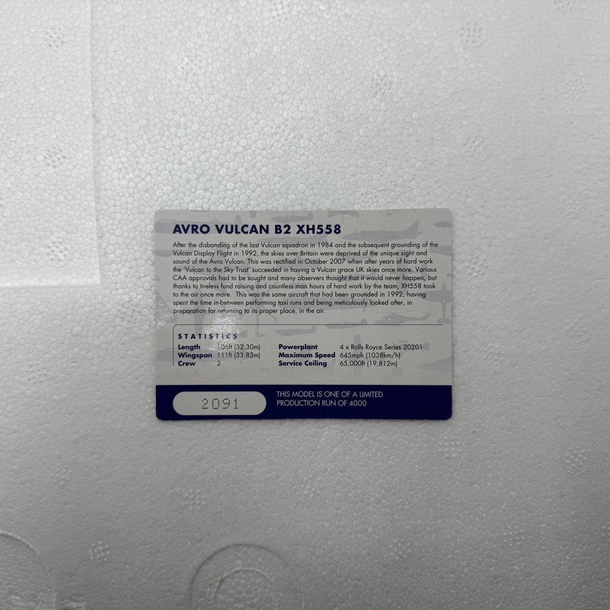 Corgi Aviation AA27201 1:72 Avro Vulcan B.Mk 2 XH558 - Corgi