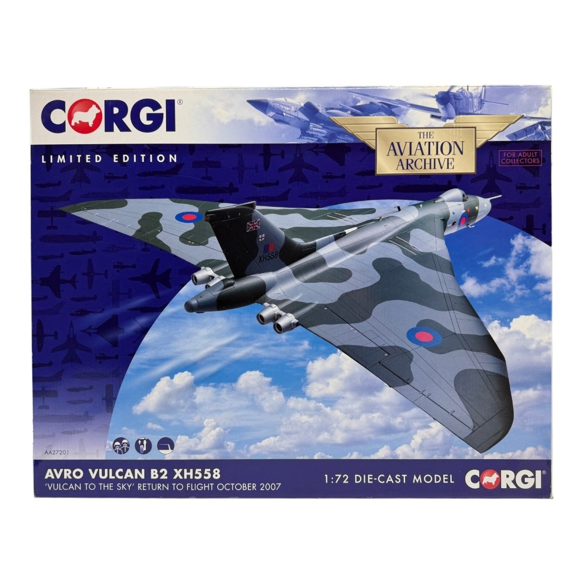 Corgi Aviation AA27201 1:72 Avro Vulcan B.Mk 2 XH558 - Corgi