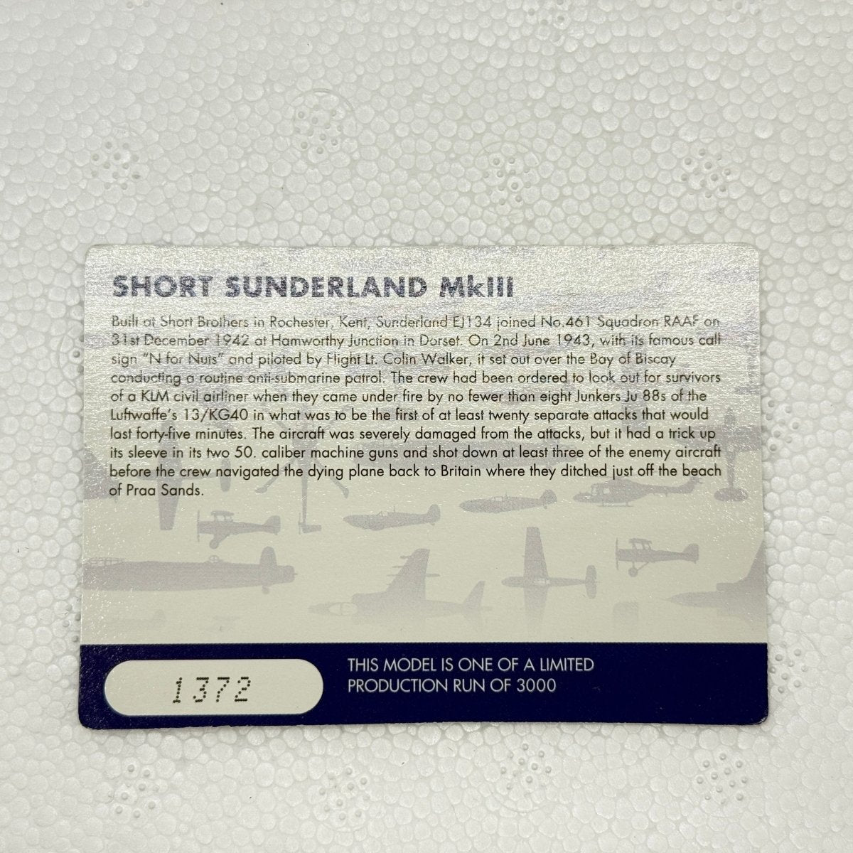 Corgi Aviation AA27501 1:72 Sunderland Mk III EJ134 - Corgi