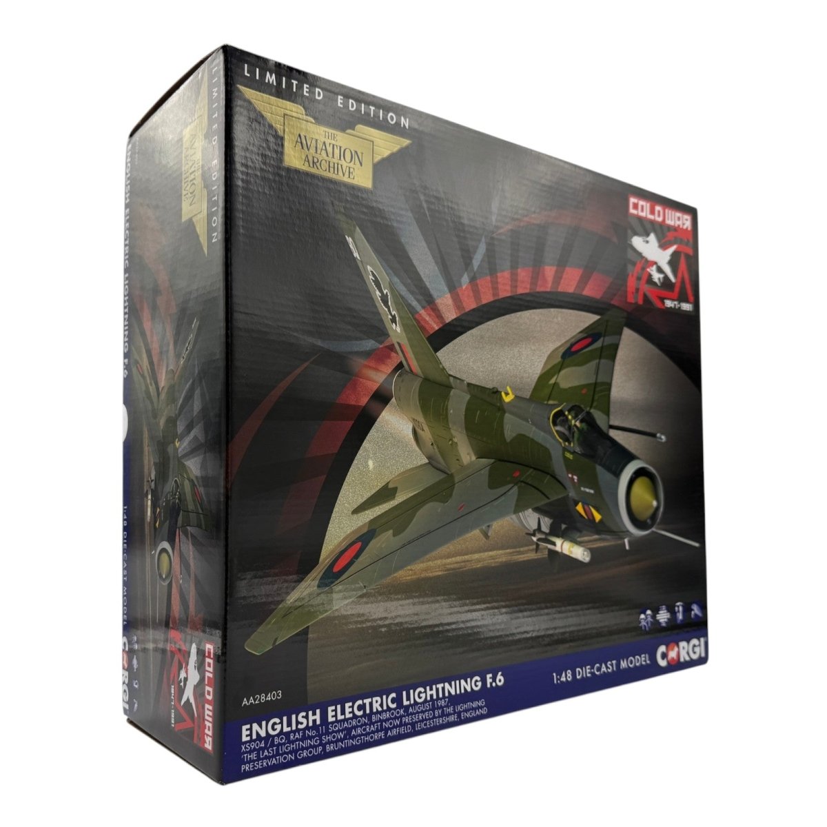 Corgi Aviation AA28403 1:48 English Electric Lightning F.Mk 6 RAF No.11 Sqn - Corgi