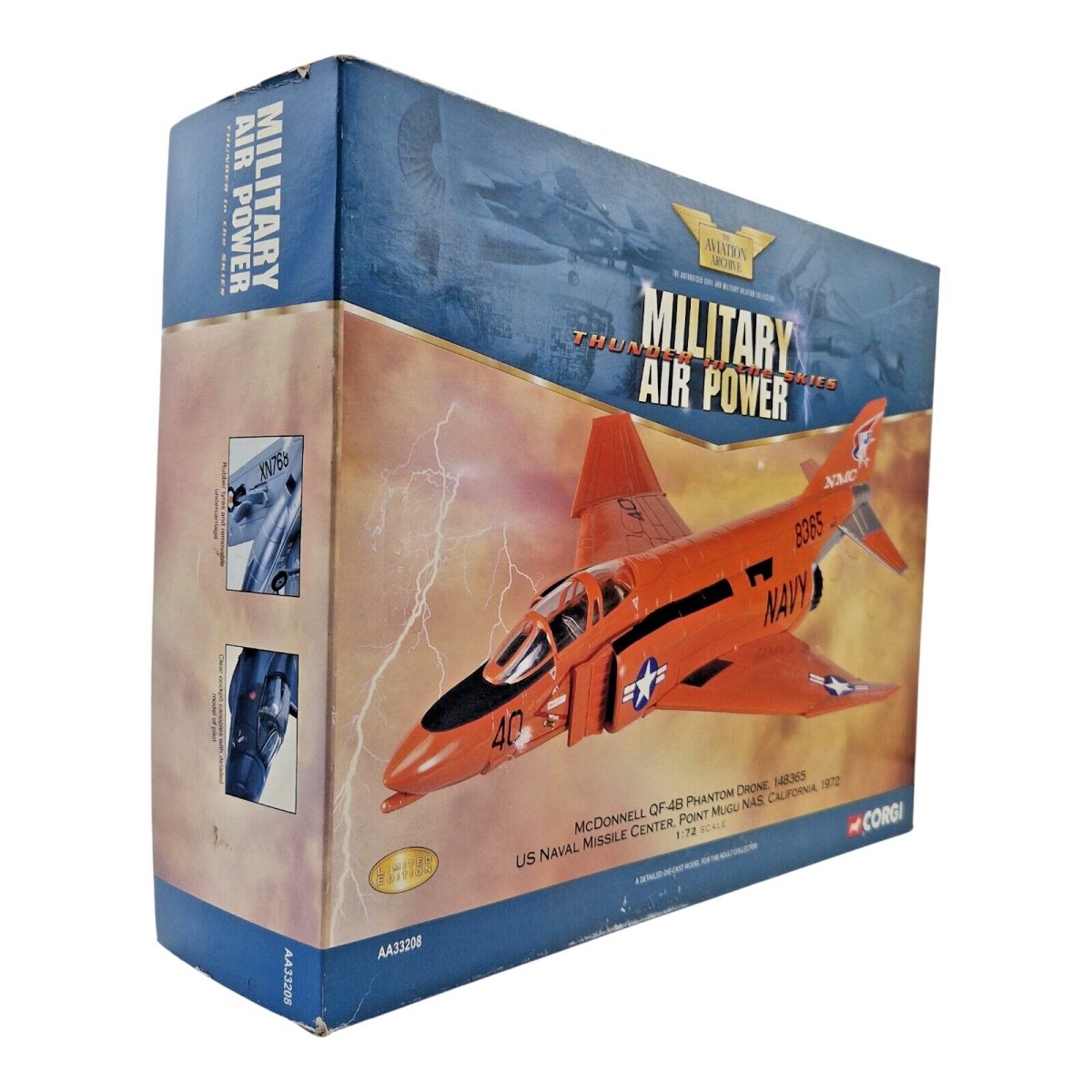 Corgi Aviation Archive 1:72 McDonnell - Douglas QF - 4B Phantom Drone AA33208 - Corgi