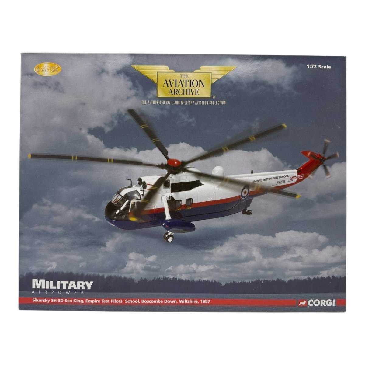 Corgi Aviation AA33412 1:72 Sikorsky SH - 3D Sea King Empire Test Pilots School - Corgi