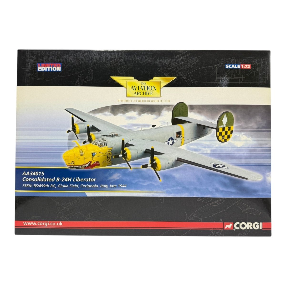 Corgi Aviation AA34015 1:72 Consolidated B - 24H Liberator USAAF 459th BG - Corgi