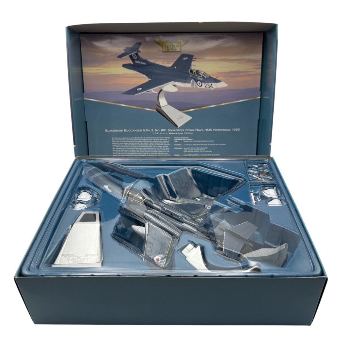 Corgi Aviation AA34103 1:72 Blackburn Buccaneer Royal Navy HMS Victorious - Corgi