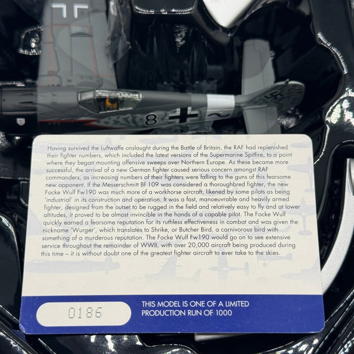 Corgi Aviation AA34317 1:72 Fw 190A Black 8 JG 3 Willi Maximowitz 1944 - Corgi