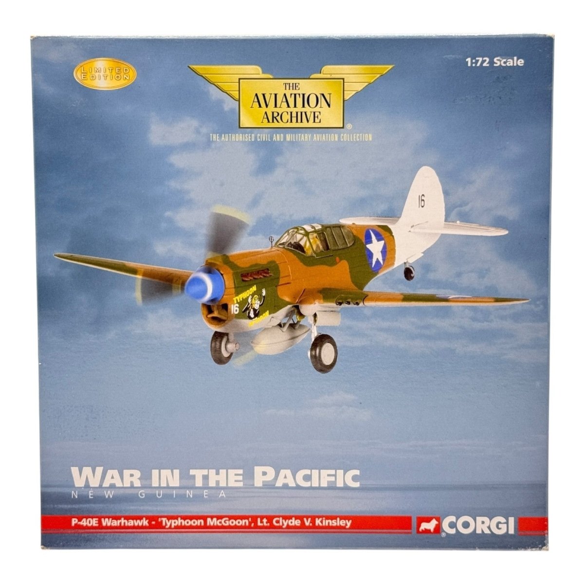 Corgi Aviation AA35211 1:72 P - 40E Warhawk 'Typhoon McGoon' Lt Clyde V Kinsley - Corgi