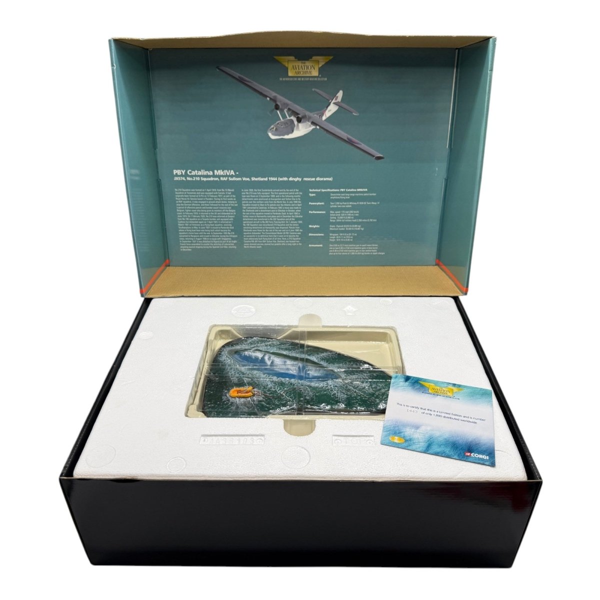 Corgi Aviation AA36103 1:72 Catalina Mk IVA Rescue Diorama - Corgi