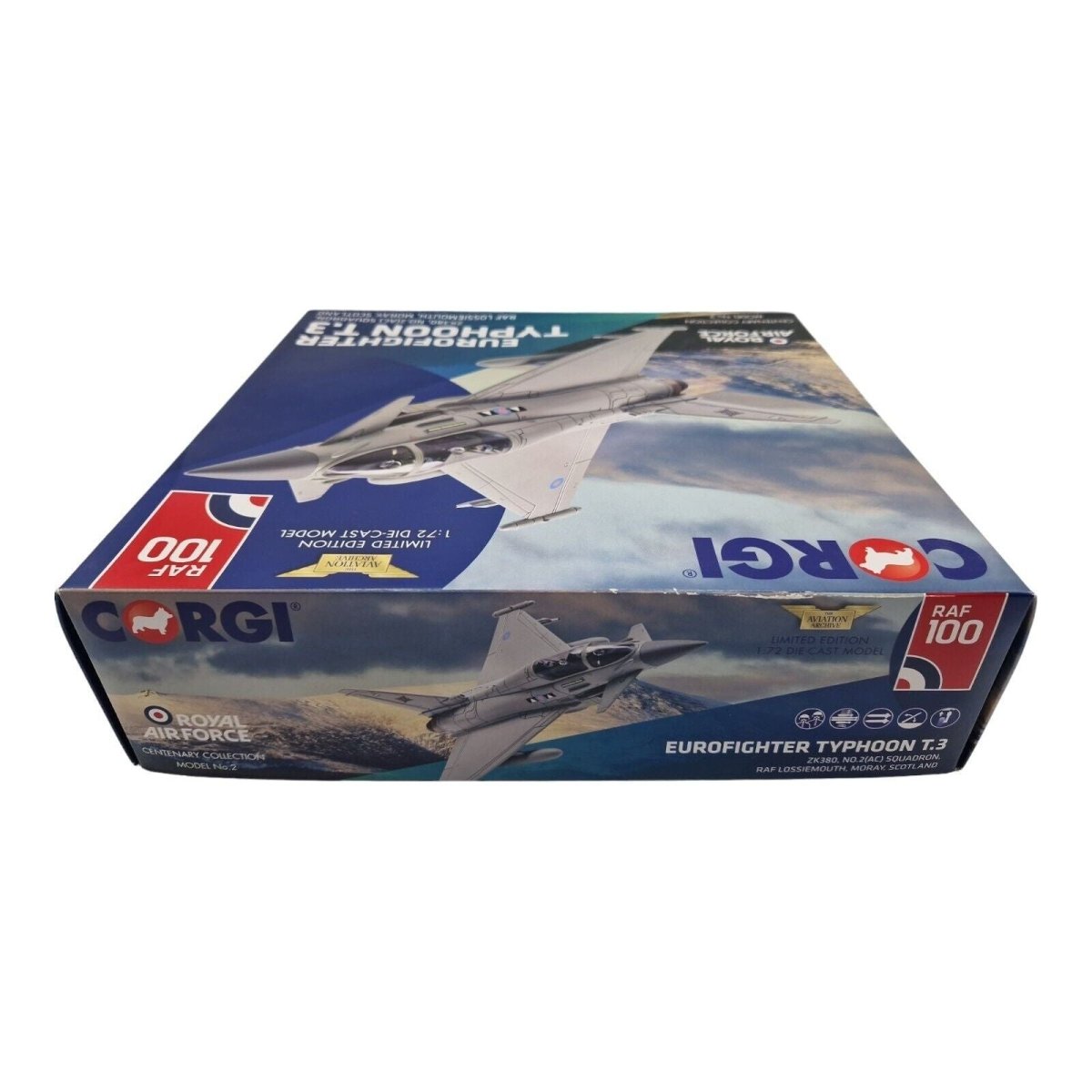 Corgi Aviation Archive 1:72 Eurofighter Typhoon T3 2 Sqn Raf Lossiemouth AA36409 - Corgi