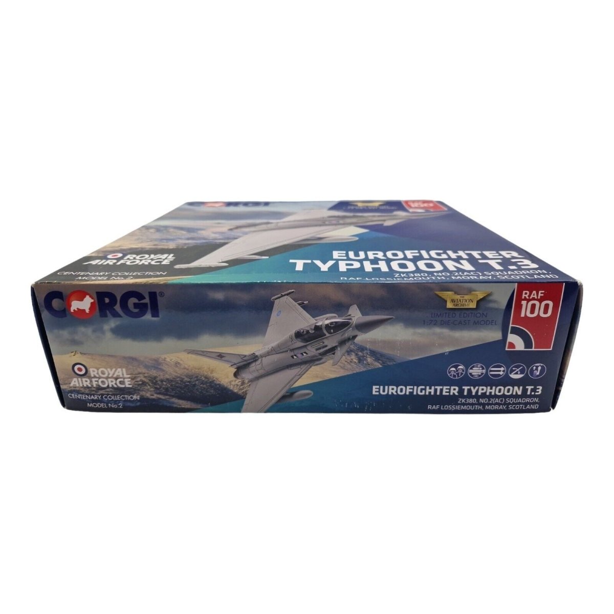 Corgi Aviation Archive 1:72 Eurofighter Typhoon T3 2 Sqn Raf Lossiemouth AA36409 - Corgi