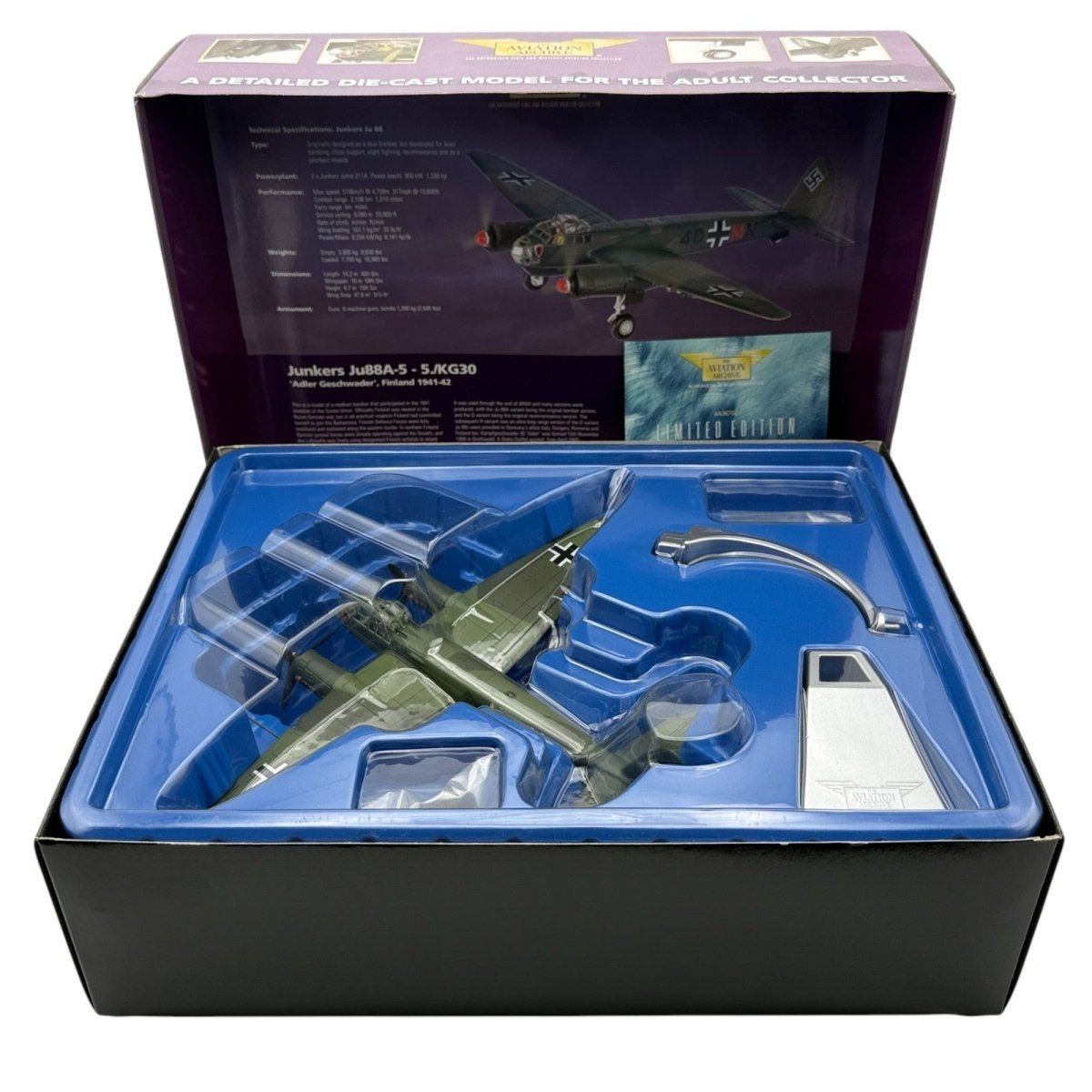 Corgi Aviation AA36702 1:72 Junkers Ju88A - 5 5./KG30 'Adler Geschwader' - Corgi