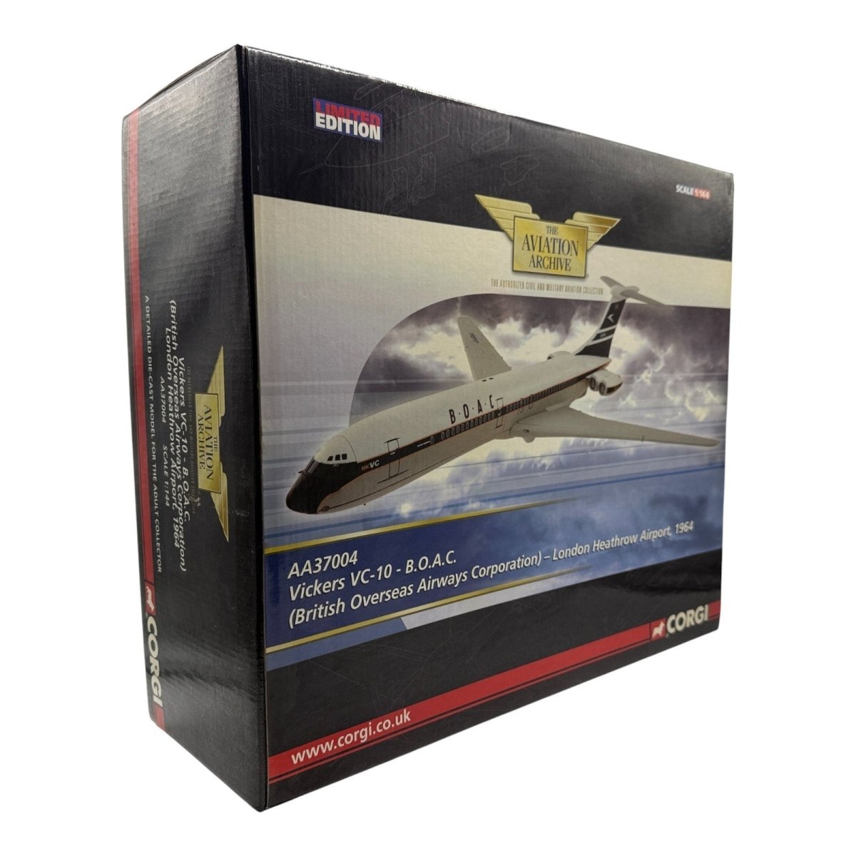 Corgi Aviation Archive 1:144 AA37004 Vickers VC - 10 BOAC, London Heathrow 1964 - Corgi
