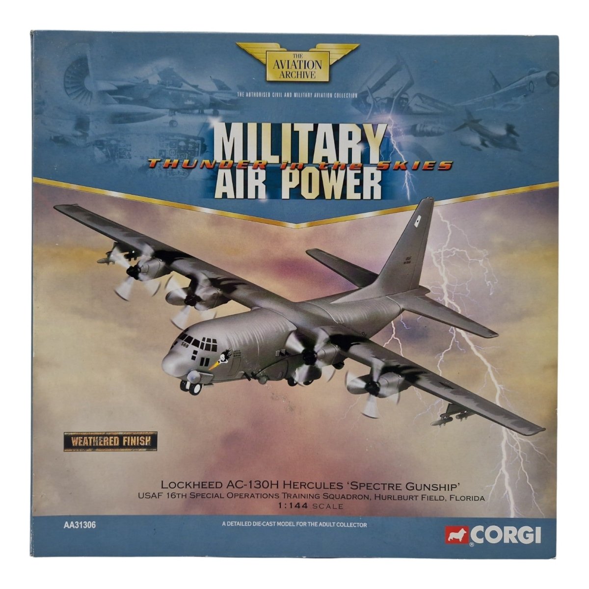 Corgi Aviation Archive 1:144 AC - 130H Hercules 'Spectre Gunship' AA31306 - Corgi