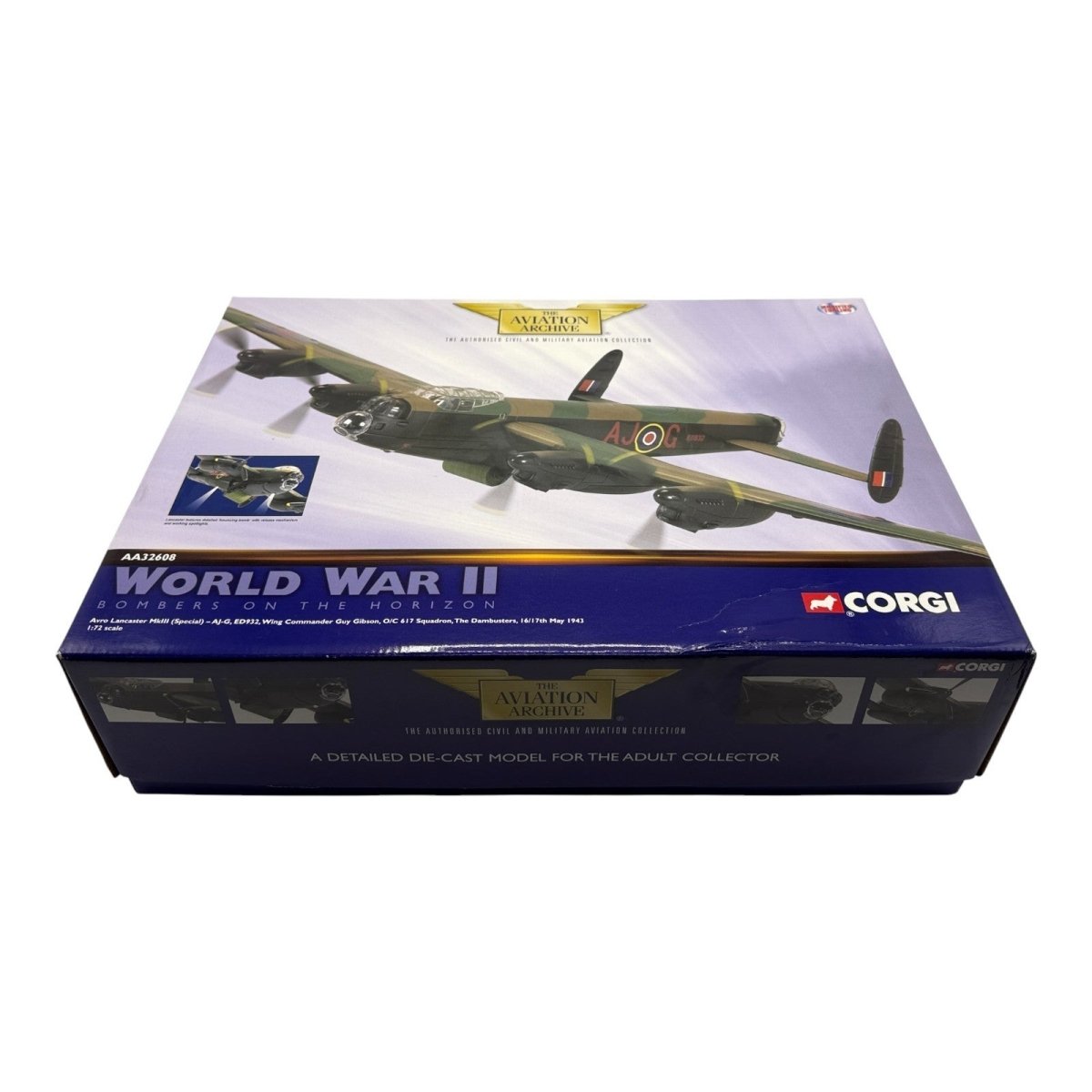 Corgi Aviation Archive 1:72 AA32608 Lancaster MKIII, WC Guy Gibson, 617 Sqn 1943 - Corgi