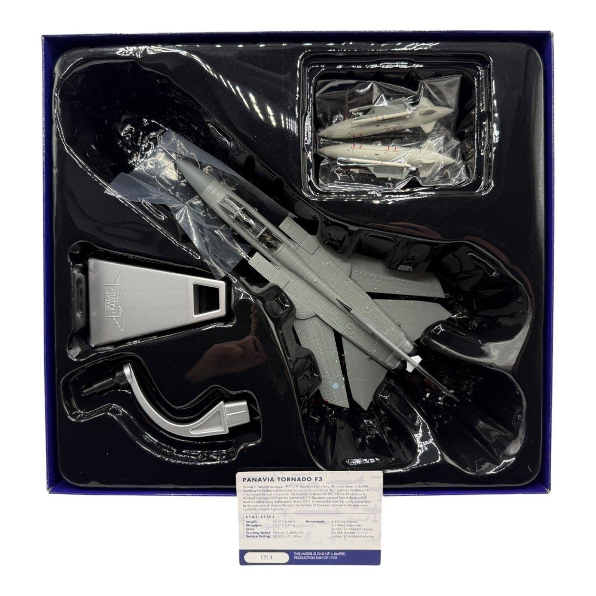 Corgi Aviation Archive 1:72 AA39801 Tornado F3, 111 Sqn, RAF Leuchars Scotland - Corgi
