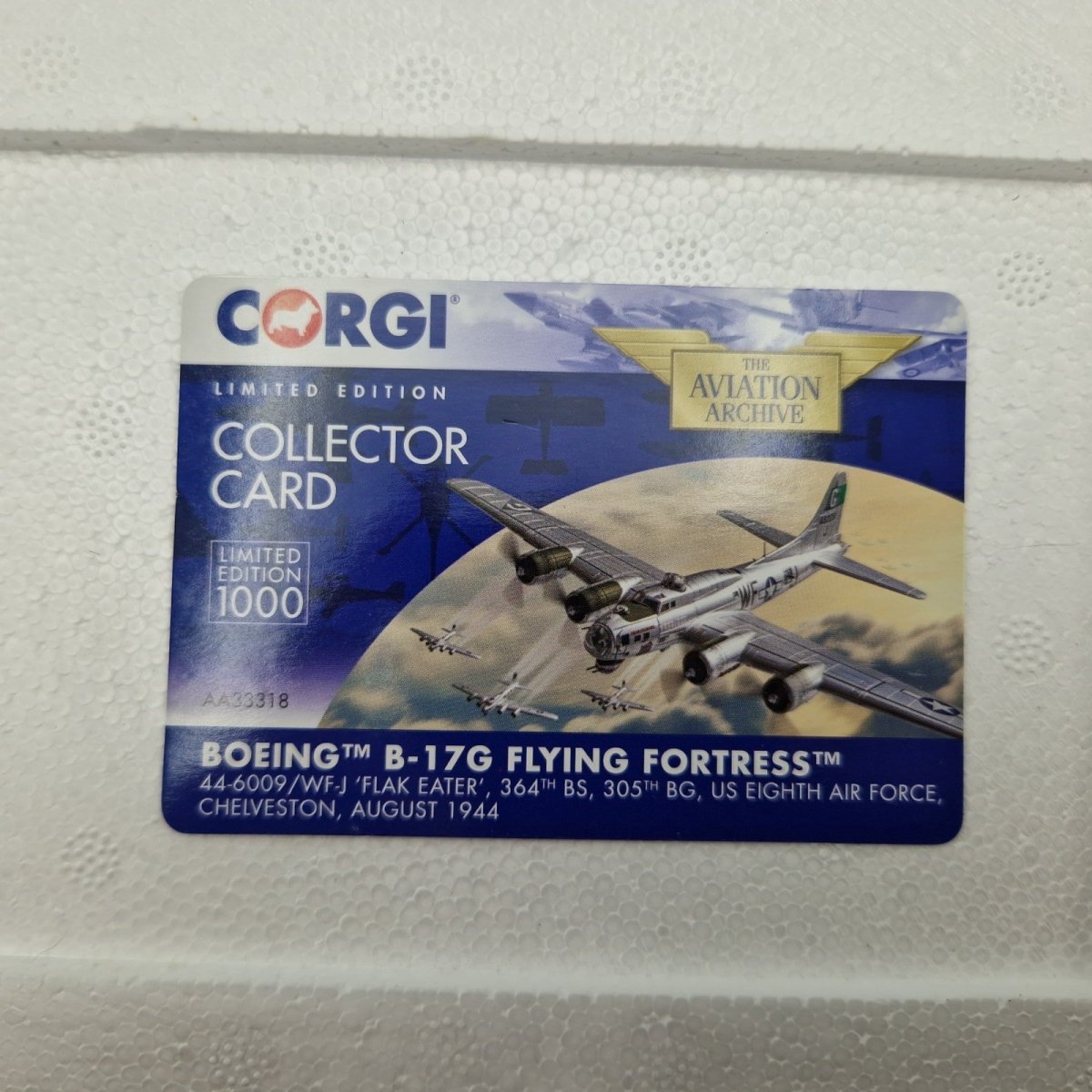 Corgi Aviation Archive 1:72 B - 17G 'FLAK EATER' Eighth Air Force AA33318 - The Collectables Vault