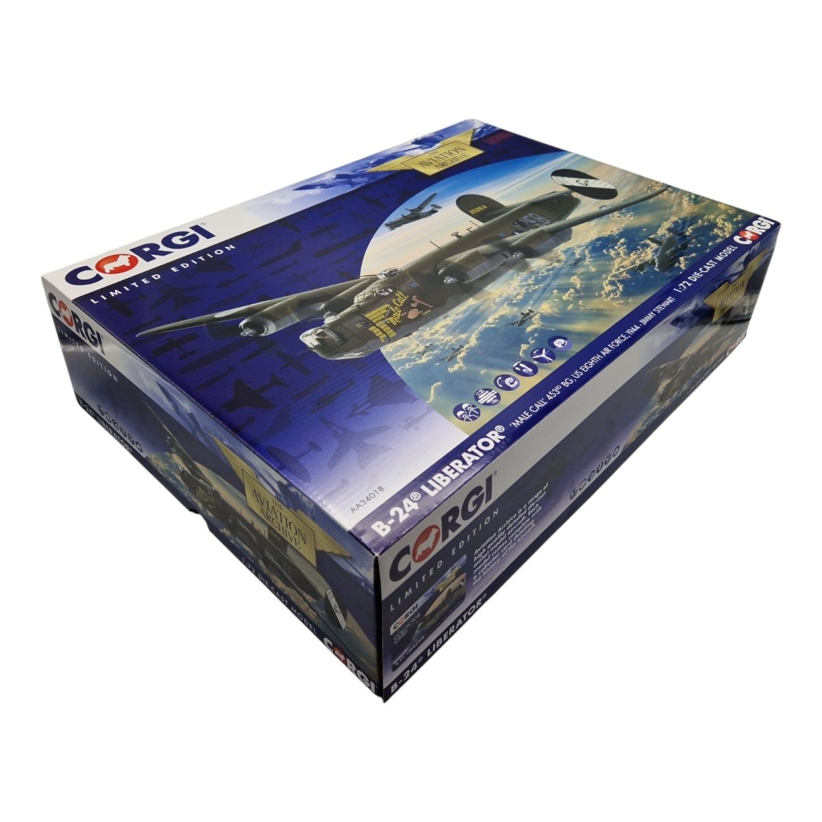 Corgi Aviation Archive 1:72 B - 24 Liberator 'Male Call' Eighth Air Force AA34018 - Corgi
