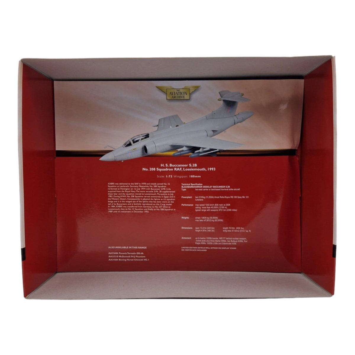 Corgi Aviation Archive 1:72 Blackburn Buccaneer S.Mk 2B RAF Lossiemouth AA34105 - Corgi