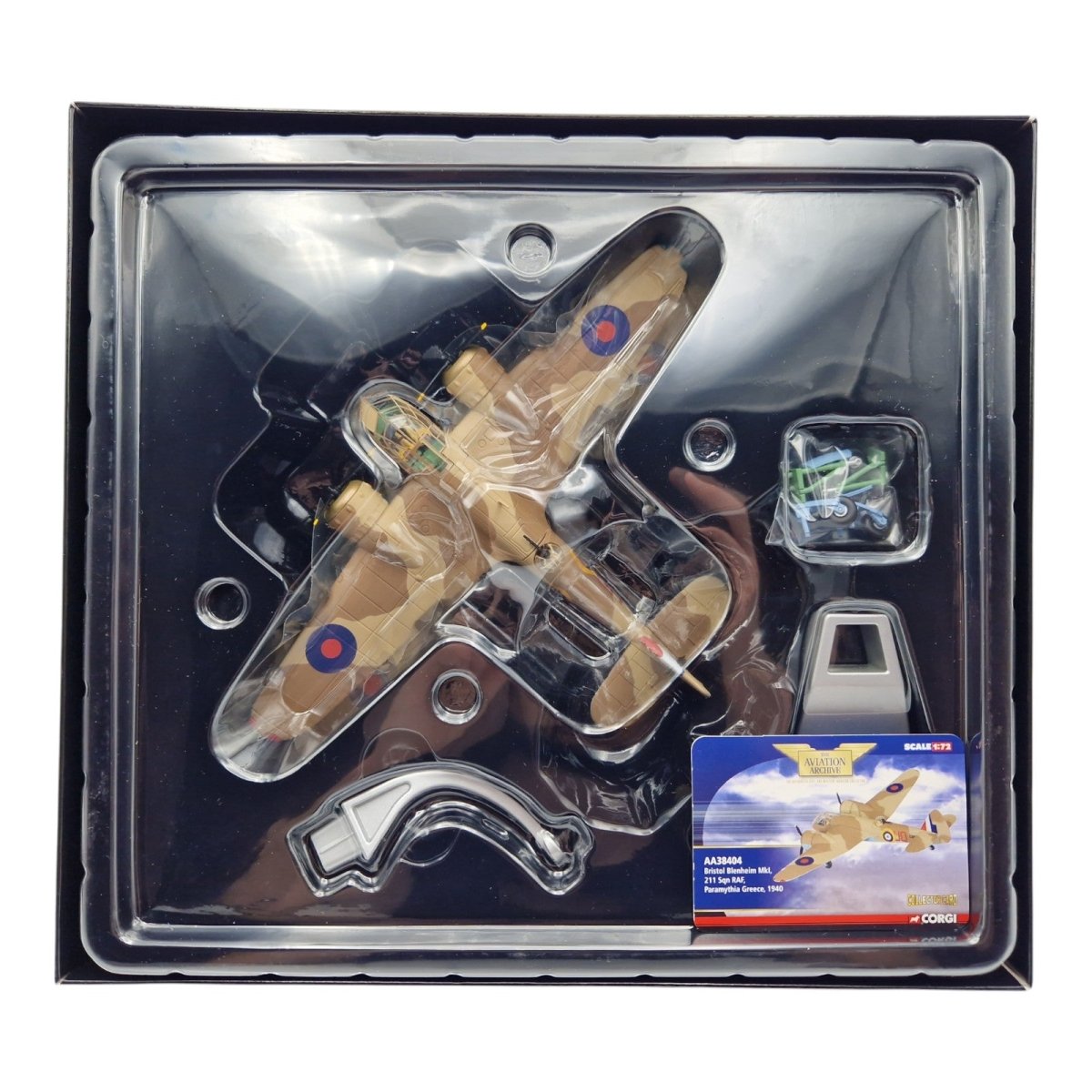 Corgi Aviation Archive 1:72 Blenheim MKI, 211 Sqn Greece, AA38404 - Corgi