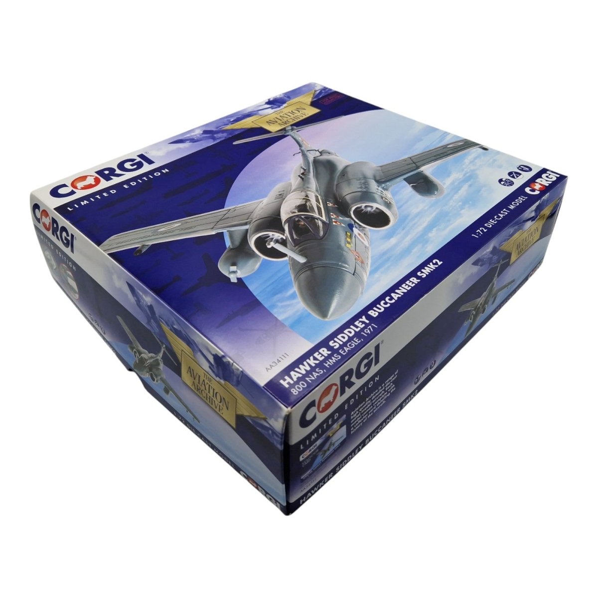 Corgi Aviation Archive 1:72 Buccaneer SMK2, 800 NAS 1971, AA34111 - The Collectables Vault