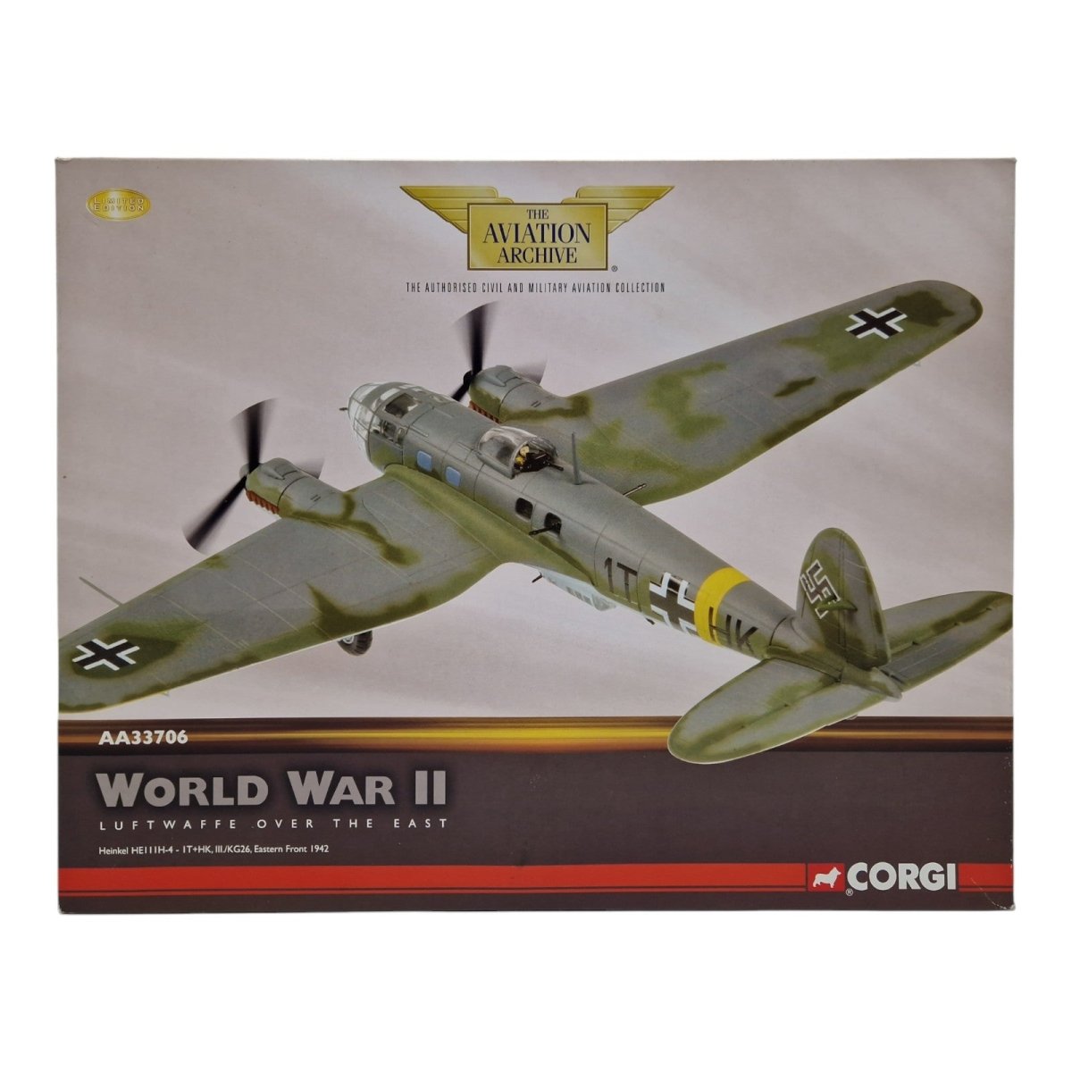 Corgi Aviation Archive 1:72 HE111H - 4, Eastern Front 1942, AA33706 - Corgi