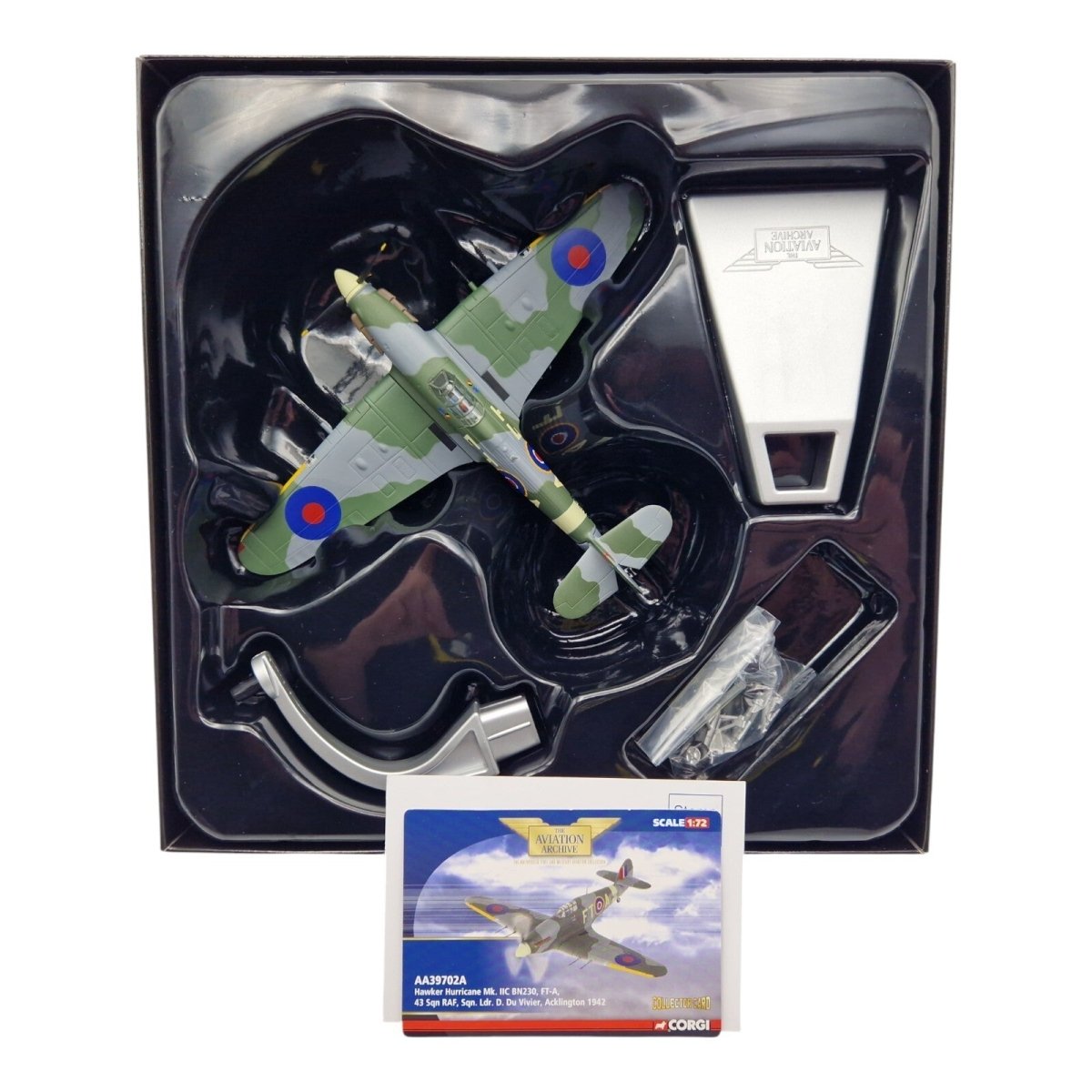 Corgi Aviation Archive 1:72 Hurricane MK.IIC, 43 Sqn RAF, Diecast Model AA39702A - Corgi
