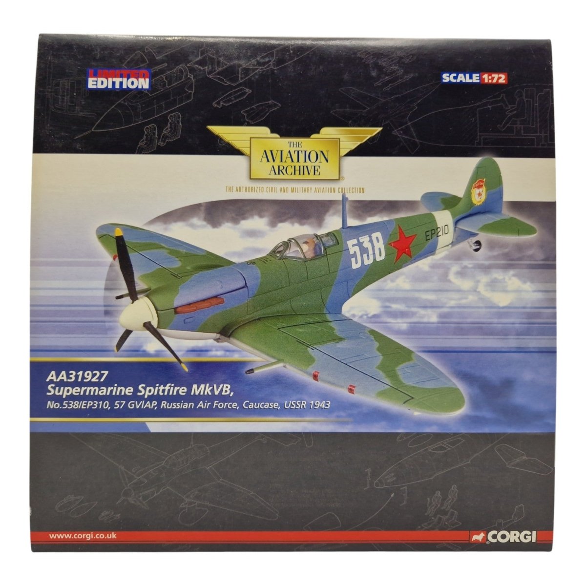 Corgi Aviation Archive 1:72 Spitfire MkVB, Russian AF, USSR AA31927 - Corgi