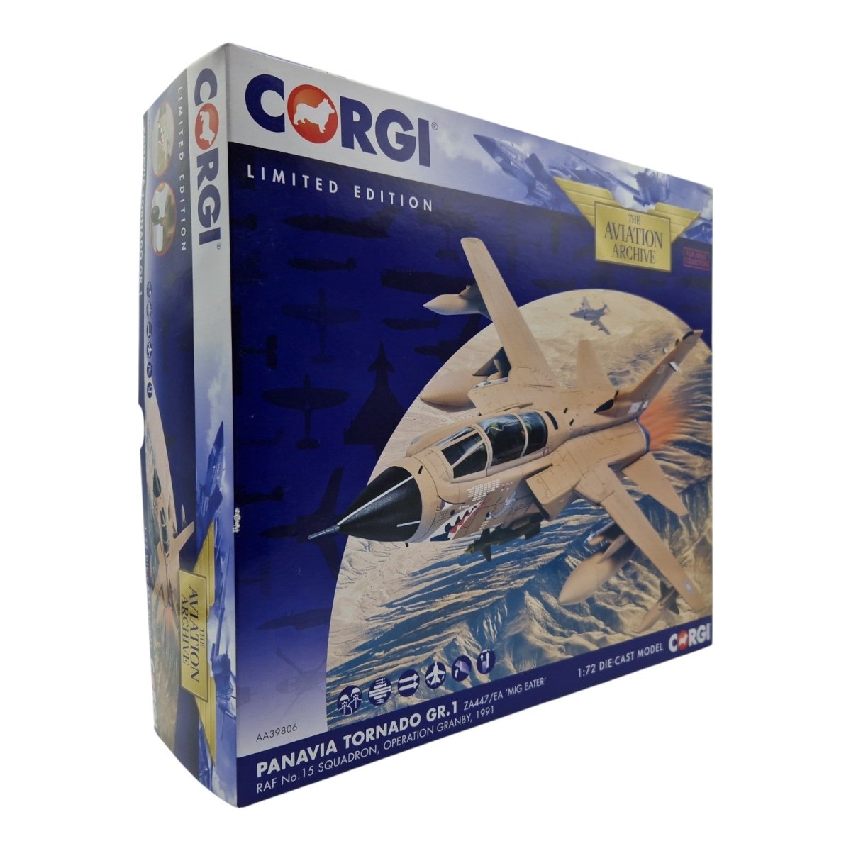 Corgi Aviation Archive 1:72 Tornado 'Mig Eater' RAF No.15 Sqn AA39806 - Corgi