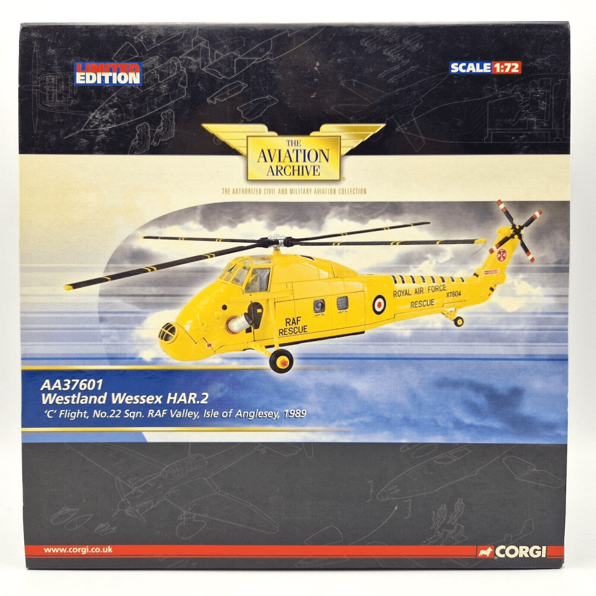 Corgi Aviation Archive 1:72 Westland Wessex HAS.2 RAF Valley 22 Sqdn AA37601 - Corgi