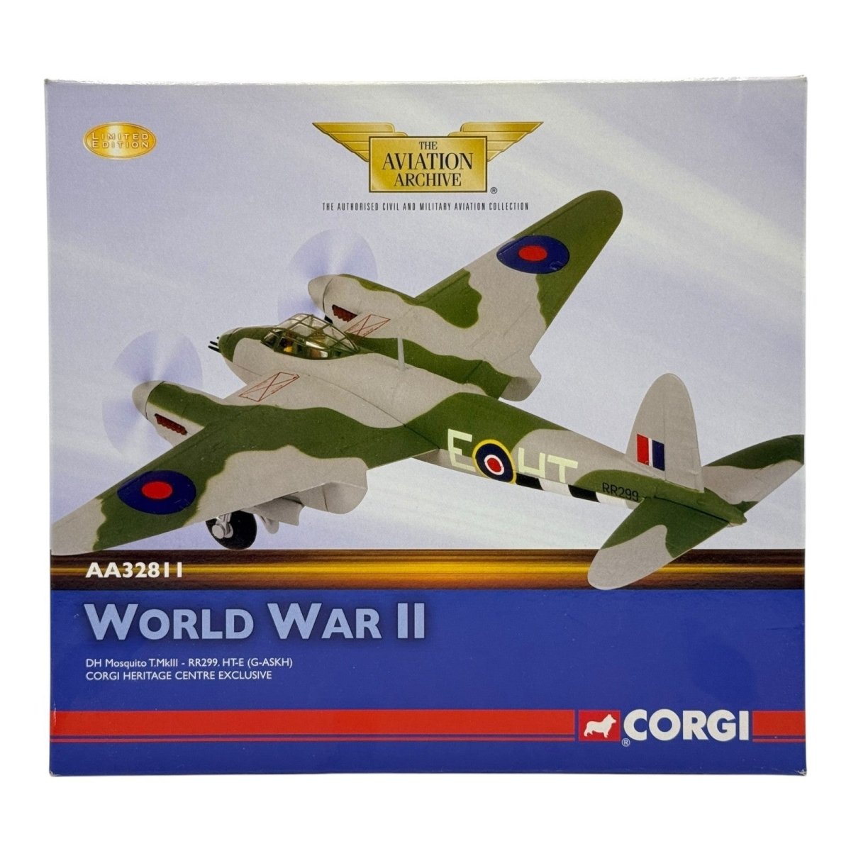 Corgi Aviation Archive AA32811 1:72 De Havilland Mosquito T.MkIII RR299 HT - E RAF - Corgi