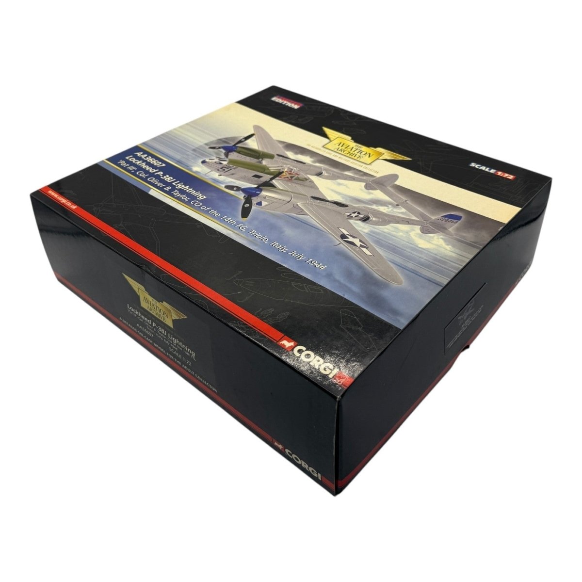 Corgi Aviation Archive AA36607 1:72 P - 38J Lightning 14th FG Triolo Italy 1944 - Corgi