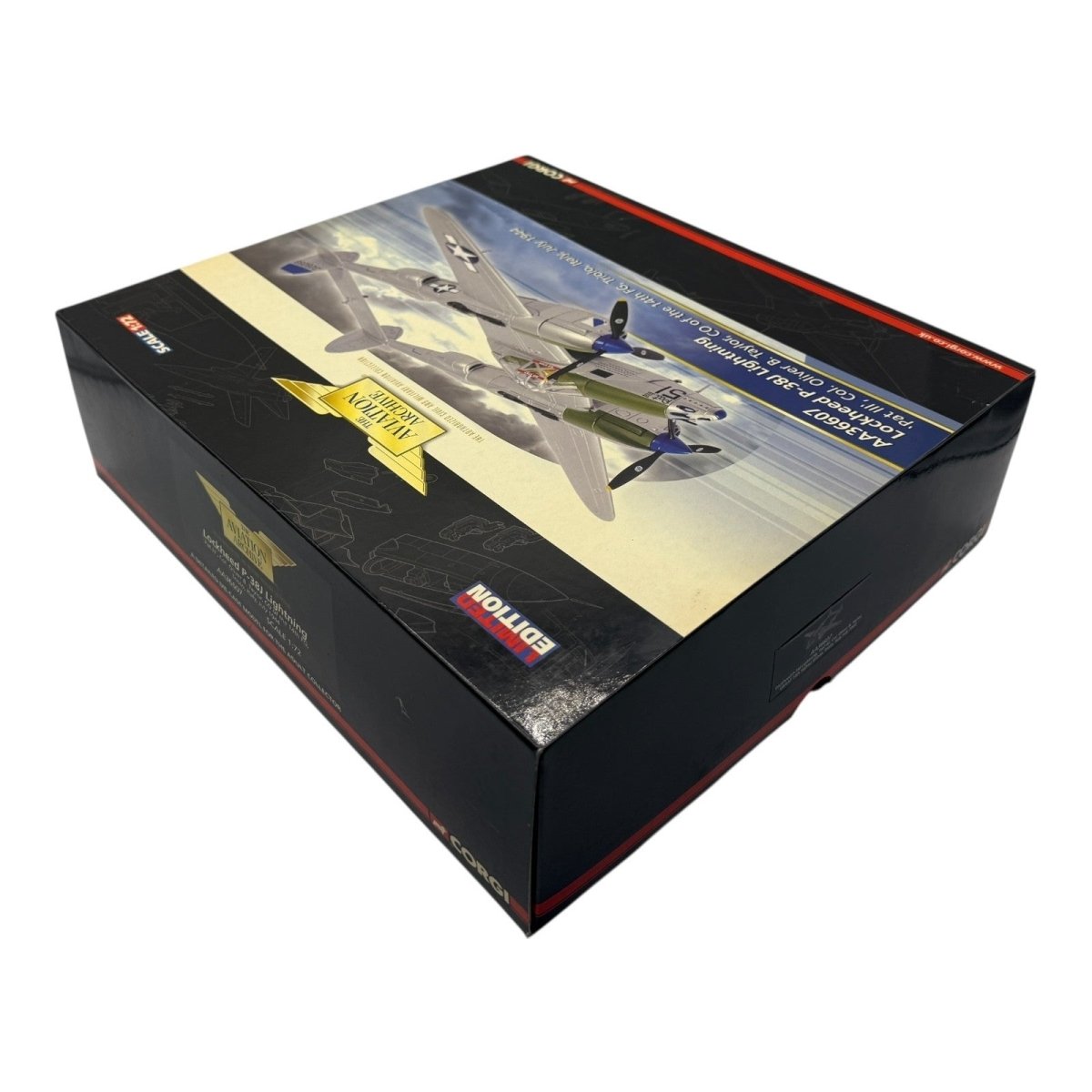 Corgi Aviation Archive AA36607 1:72 P - 38J Lightning 14th FG Triolo Italy 1944 - Corgi