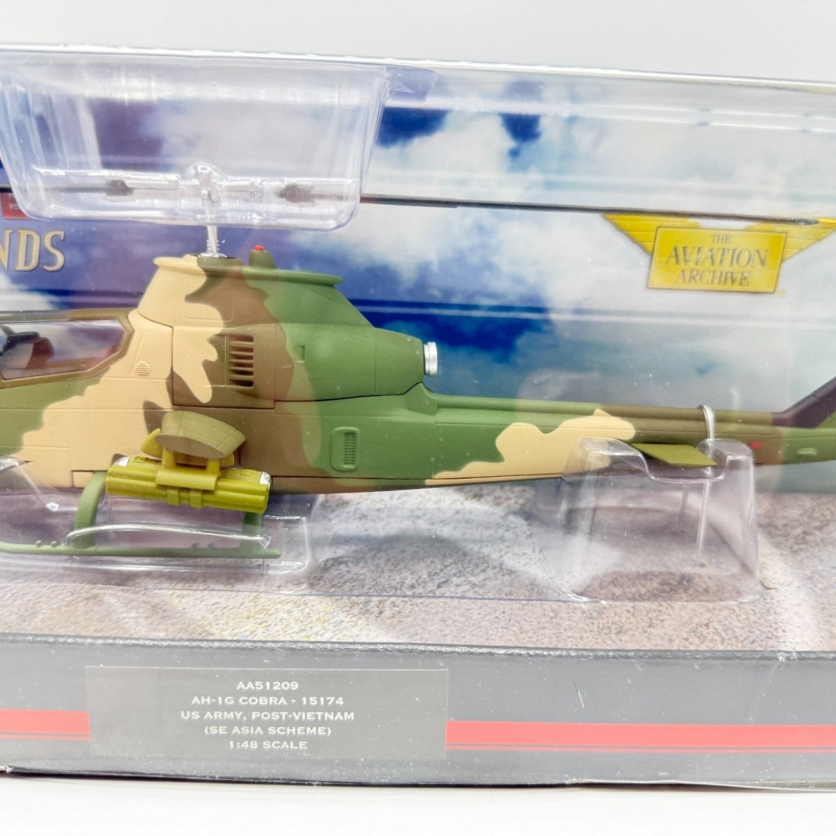 Corgi Aviation Archive AA51209 1:48 AH - 1G Cobra, US Army, Post Vietnam Diecast - Corgi